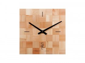 Часы настенные SLT 5197 CHESS WOOD в Лебедёвке - lebedyovka.mebel-nsk.ru | фото