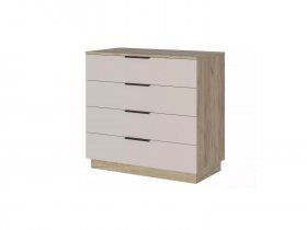 Комод Бохо КМ-001 (дуб крафт серый/кашемир) в Лебедёвке - lebedyovka.mebel-nsk.ru | фото