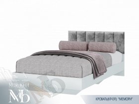 Кровать 1,2м Мемори КР-09 в Лебедёвке - lebedyovka.mebel-nsk.ru | фото