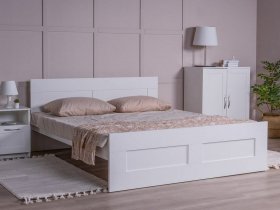 Кровать двуспальная 1,6м Сириус в Лебедёвке - lebedyovka.mebel-nsk.ru | фото