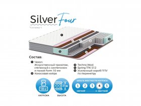 Матрас Silver Four в Лебедёвке - lebedyovka.mebel-nsk.ru | фото