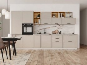 Модульная кухня Перо (вижн) в Лебедёвке - lebedyovka.mebel-nsk.ru | фото