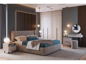 Модульная спальня «Катрин» в Лебедёвке - lebedyovka.mebel-nsk.ru | фото