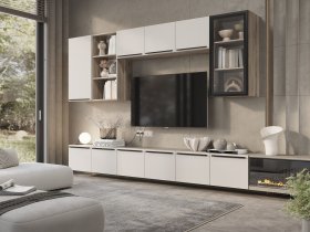 Модульная стенка Урбан в Лебедёвке - lebedyovka.mebel-nsk.ru | фото