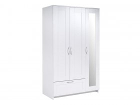 Шкаф комби 3 двери и 1 ящик Сириус в Лебедёвке - lebedyovka.mebel-nsk.ru | фото