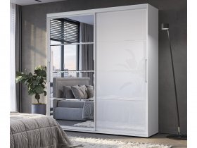 Шкаф-купе Крафт-6 2,0м (белый) в Лебедёвке - lebedyovka.mebel-nsk.ru | фото