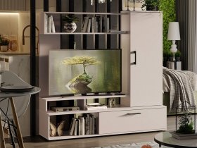 Стенка «Сиена» (кашемир) в Лебедёвке - lebedyovka.mebel-nsk.ru | фото