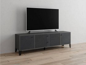Тумба под ТВ Парус-10 (графит/гранит лофт) в Лебедёвке - lebedyovka.mebel-nsk.ru | фото